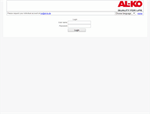 Tablet Screenshot of lcc.al-ko.de